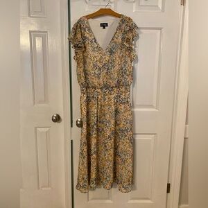 NWT Everlily floral spring mid length dress